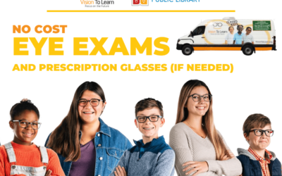 Free eye exams and glasses for children
