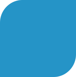 Blue rounded square symbol