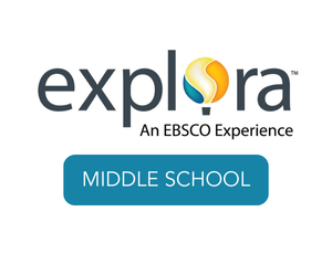 Explora middle school EBSCO logo