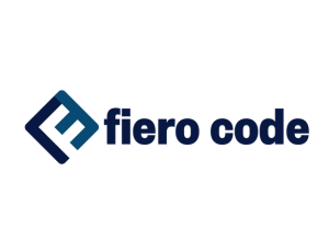 Fiero Code logo with stylized emblem
