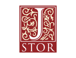 JSTOR logo with decorative letter J