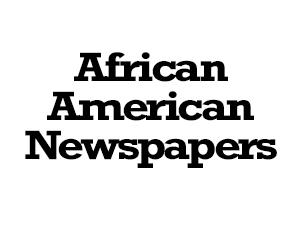 Text reads 'African American Newspapers'