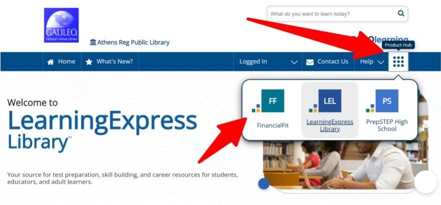 financialfit learning express library LearningExpress Library homepage for test preparation.