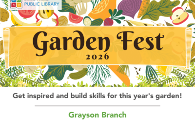 Gwinnett County Public Library Garden Fest 2026 poster