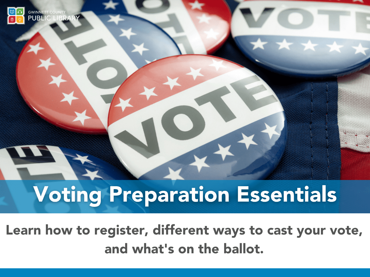 Vote buttons promote election preparation resources