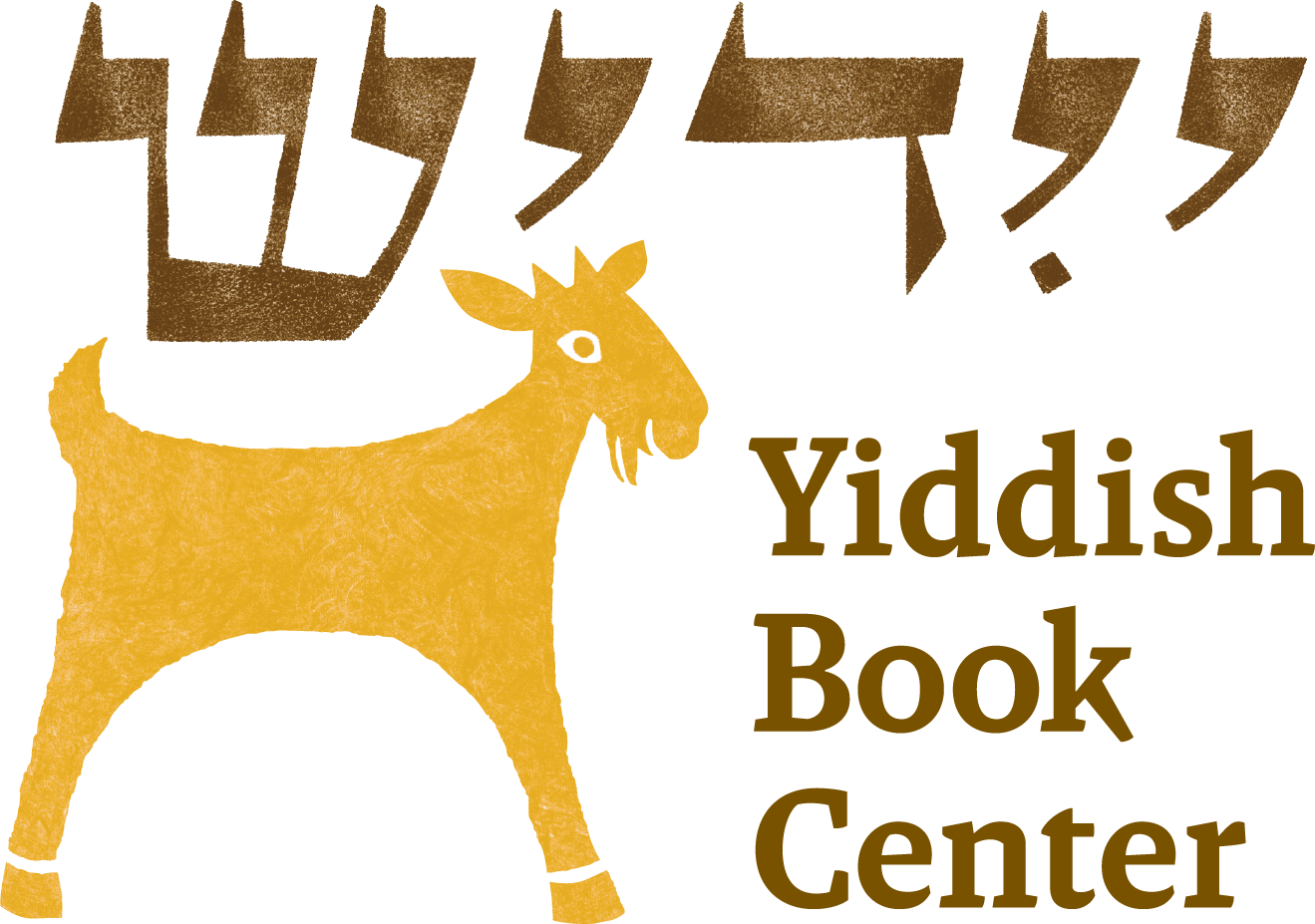yiddish book center Golden goat logo for the Yiddish Book Center