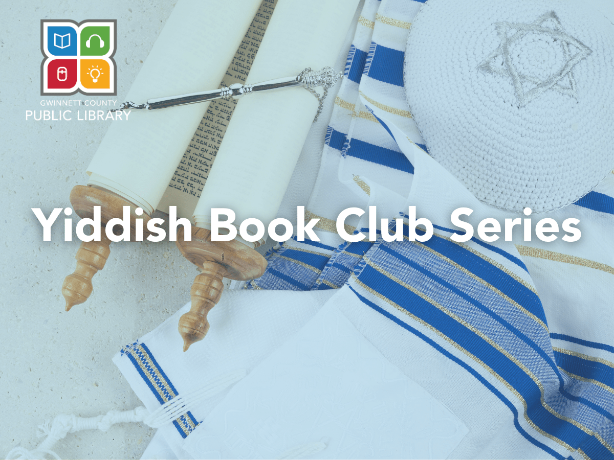 Yiddish Book Club Series with Torah scroll and tallit